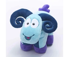 Blue Mėlyna TRAVEL Mėlynas KELIONĖS PAGALVĖLĖ VAIKAMS AVINĖLIS SAMMY