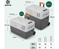 Peme Expedition 30 Kompresorinis turistinis šaldytuvas, pilkas