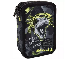 Dinosart Pieštukas case CoolPack F067966. 20 cm x 13 cm. juodas/žalias