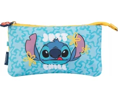 „Disney Stitch“ – trijų skyrių pieštukų dėklas iš „Tropical“ kolekcijos