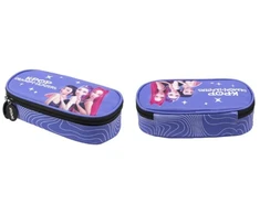 Pieštukų dėklas su atvartu K-POP violetinis