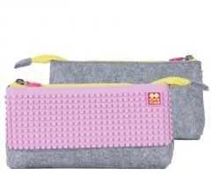 Pixelbags Pixie Crew pieštukinė su rožiniu skydeliu, 20.3x12x3.7 cm