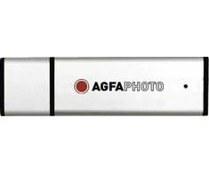 AgfaPhoto USB 2.0 4GB sidabrinis USB atminties raktas