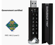 Pendrive iStorage datAshur Pro 2, 64 GB (IS-FL-DP2-256-64)