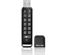 „iStorage iStorage IS-FL-DAP3-B-64“ 64 GB talpos „datAshur Personal2“ 256 bitų USB 3.0 atmintinė su aparatinės įrangos šifravimu