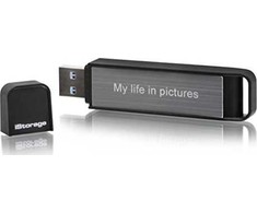 „iStorage iStorage IS-FL-DAP3-B-64“ 64 GB talpos „datAshur Personal2“ 256 bitų USB 3.0 atmintinė su aparatinės įrangos šifravimu
