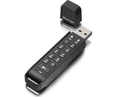 „iStorage iStorage IS-FL-DAP3-B-64“ 64 GB talpos „datAshur Personal2“ 256 bitų USB 3.0 atmintinė su aparatinės įrangos šifravimu