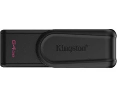 KINGSTON 64GB Portable USB 3.2 Gen 1 DataTraveler Exodia S Juodas/Juodas