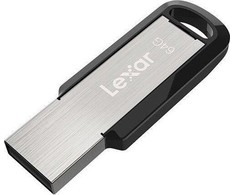 Lexar | Flash Drive | JumpDrive M400 | 64 GB | USB 3.0 | Juodas/Pilkas