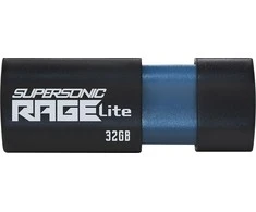 USB Atmintinė - Patriot Supersonic Rage Lite 32 GB 3.2 Gen 1, juoda