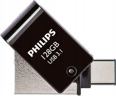 Pendrive Philips 2 w 1 OTG FM12DC152B/00 128GB Juodas (PHUSB128G2IN1OTGGU3C)
