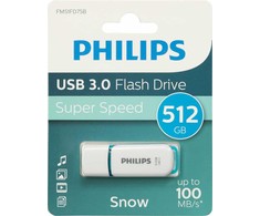 Philips USB 3.0 512GB Snow Edition Spring Žalias