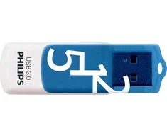 „Philips“ USB 3.0 512 GB „Vivid Edition“ Mėlyna