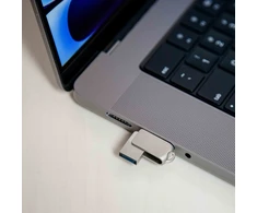 Atmintinė Platinet Metal UDP 128GB USB 3.2 + Type-C