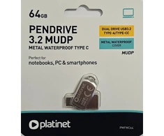 Atmintinė Platinet Metal UDP 64GB USB 3.2 + Type-C