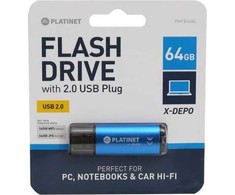 Pendrive Platinet X- Depo, 64 GB (PFFE64BL)