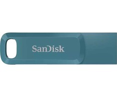 USB laikmena Sandisk Ultra Dual Drive Go 128 GB, mėlyna