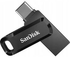 USB laikmena Sandisk Ultra Dual Drive Go 1 TB, juodos spalvos