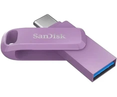 USB laikmena Sandisk Ultra Dual Drive Go 512 GB, levandų spalvos