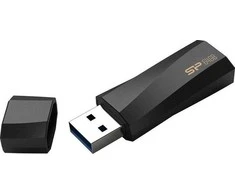 SILICON POWER COMPUTER &amp; COMMUNICAT SILIKONIO MAITINIMO KOMPIUTERIS &amp; COMMUNICAT SILICON POWER atmintis USB Blaze B07 64GB USB 3.2 antibakterinė