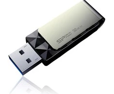 Silicon Power Blaze B30 32 GB, USB 3.0, Juodas