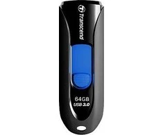 TRANSCEND 256GB USB 3.0 USB atmintinė be dangtelio Juoda