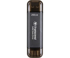 Kietasis diskas TRANSCEND ESD310C 256GB išorinis SSD diskas ESD310C USB 3.0 10GB/s, C/A tipo, greitis 1K MB/s