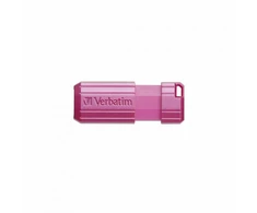 „Verbatim“ USB atmintinė, USB 2.0, 64 GB, „PinStripe“, „Store N Go“, mėlyna, 49961, USB A, su ištraukiama jungtimi