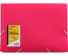 Penmate A4 PP- 104 rausvos spalvos dėklas