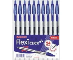Penmate Pen Flexi Click mėlynas (24vnt) PENMATE