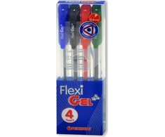 Penmate Flexi Gel rašiklis, 4 spalvos