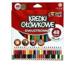 Penmate Kolori dvipusės spalvotos kreidelės, 48 spalvų
