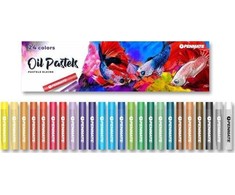 Aliejinės pastelės 24 spalvos Penmate