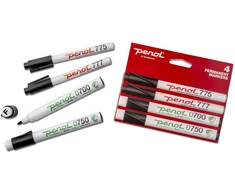 Penol Marker 700+777+0700+0750, permanent, juodas - with 4 pcs. (12901001)