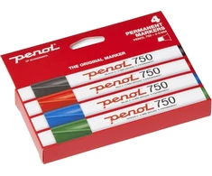 Penol Žymeklis Penol 750 permanentinis - 4 vnt. įvairių spalvų