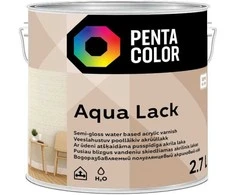 Pentacolor Akrilinis lakas Aqua Lack pusiau blizgus 2,7 l