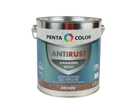 Pentacolor DAŽAI PENTAC ANTIRUST HAMMERED BRN 2,5L