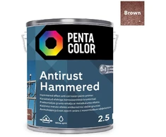 Pentacolor DAŽAI PENTAC ANTIRUST HAMMERED BRN 2,5L