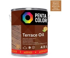 Pentacolor Terasų aliejus su Tungo terasų aliejumi