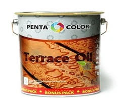 Pentacolor Terasų aliejus su Tungo terasų aliejumi