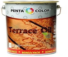 Pentacolor Terasų aliejus su Tungo terasų aliejumi