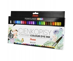 Pentel Flomasteriai Pentel PointLiner Colour S40 0,4 mm 24 vnt.