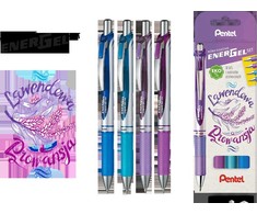 Pentel GEL PEN PENTEL BL77 4Vnt. LEVANDŲ PROVANCE