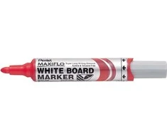 Žymeklis baltai lentai PENTEL MAXIFLO, 6,0mm. raudona