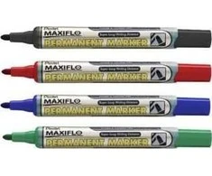 Permanentinis žymeklis Pentel NLF50 Maxiflo, žalios spalvos