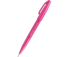 Pentel rašiklis su teptuku, rožinis