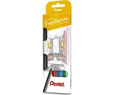 PENTEL 4 spalvų švirkštimo priemonė
