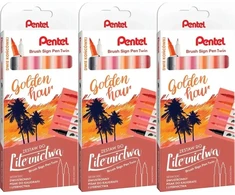 Pentel Pisaki Sign Pen Twin SESW3