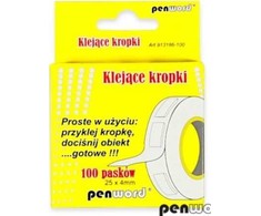 Penword Kropki Paski Klejące do Przyklejania Zdjęć, Pakowania Prezentów i Dekoracji