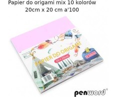 Origami 20x20/ 100l Penword įv.spalvų